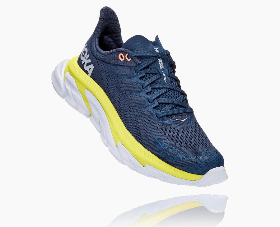 Tenis Hoka One One Feminino Azul Marinho - Clifton Edge - 502-ODIXCV